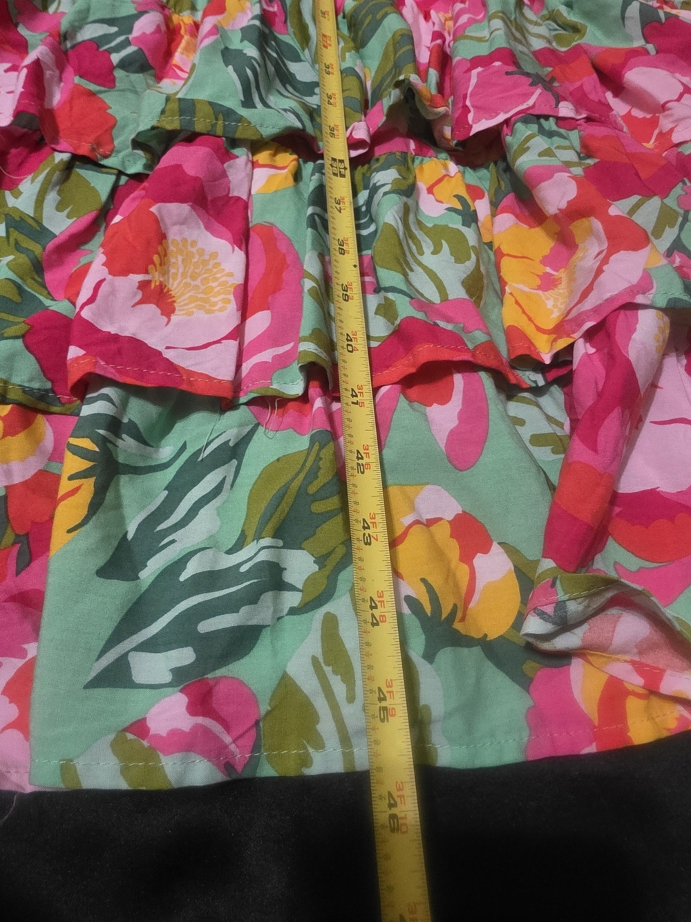 Abel The Label Smocked Strapless Floral Maxi Dress in Tiered Flowy Boho - Picture 10 of 10